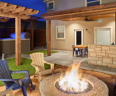 GO Designs El Paso's professional landscape and construction services can provide a low maintenance and beautiful backyard.
